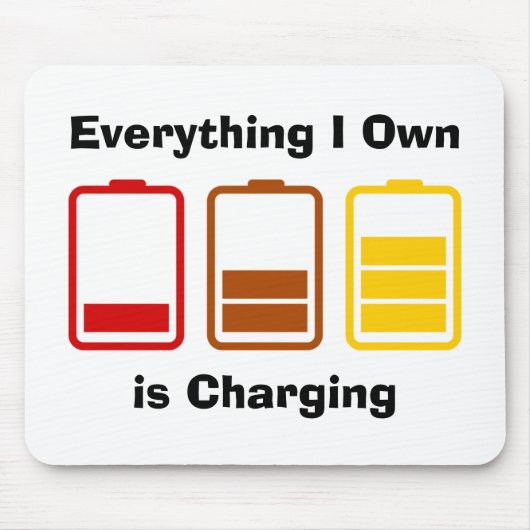 Alles wat ik zelf in rekening breng muismat (Voorkant)