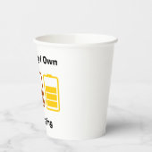 Alles wat ik zelf in rekening breng papieren bekers (Links)