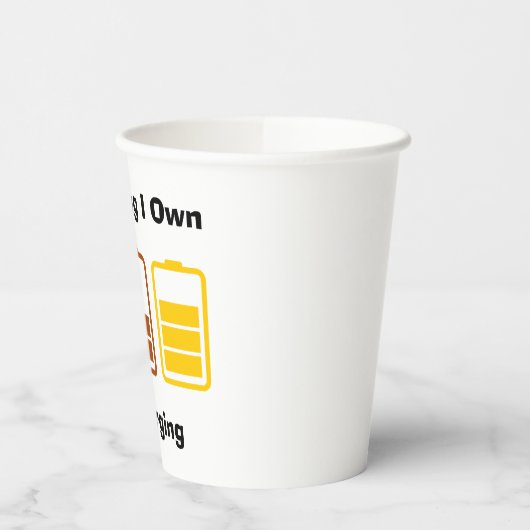 Alles wat ik zelf in rekening breng papieren bekers (Links)