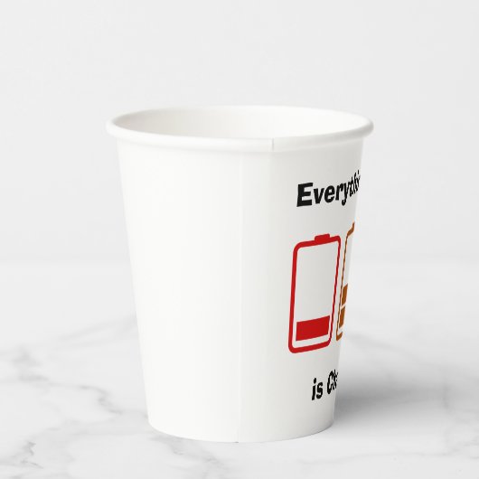 Alles wat ik zelf in rekening breng papieren bekers (Rechts)