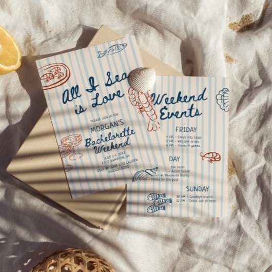 Alles wat ik zie is Liefde kust Bruidsmeisje Kaart