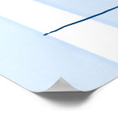 Alles wat ik zie is liefde schelpen bruiloft feest poster (Hoek)