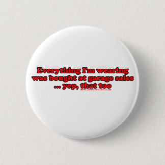 Alles wat ik zocht, werd gekocht bij Garage Sales Ronde Button 5,7 Cm