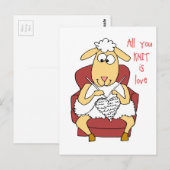 Alles wat je breit is liefde briefkaart (Voorkant / Achterkant)