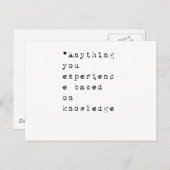 Alles wat je ervaart - large.pdf briefkaart (Voorkant / Achterkant)