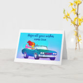 "ALLES WAT JE GELUKKIG MAAKT, KERSTWENSEN KAART (Gele Bloem)