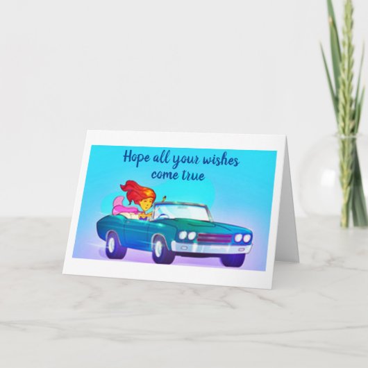 "ALLES WAT JE GELUKKIG MAAKT, KERSTWENSEN KAART (Voorkant)