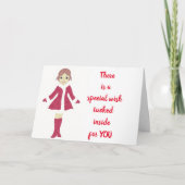 "ALLES WAT JE GELUKKIG MAAKT, KERSTWENSEN KAART (Voorkant)