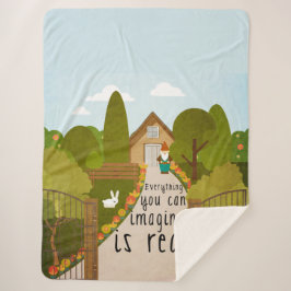 Alles wat je je kunt voorstellen is echt sherpa deken