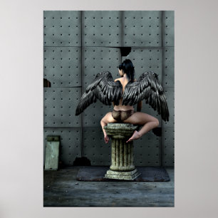 Alles wat je krijgt Gothic Art Poster