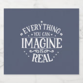 Alles wat je kunt Afbeeldingen is echt inspirerend Bier Etiket (Enkel label)