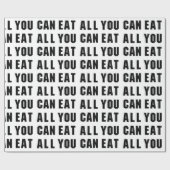 ALLES WAT JE KUNT ETEN CADEAUPAPIER (Vlak)