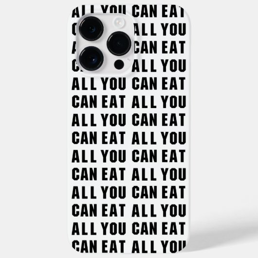 ALLES WAT JE KUNT ETEN Case-Mate iPhone CASE (Achterkant)
