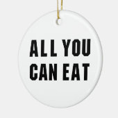 ALLES WAT JE KUNT ETEN KERAMISCH ORNAMENT (Links)