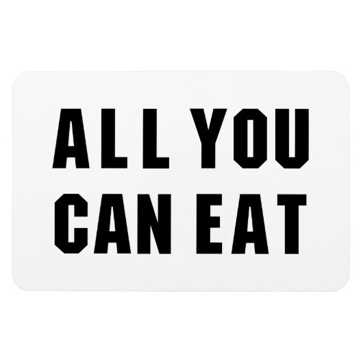 ALLES WAT JE KUNT ETEN MAGNEET (Horizontaal)