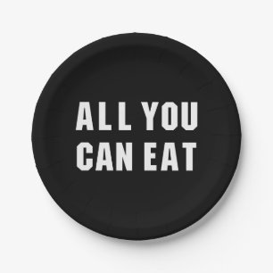 ALLES WAT JE KUNT ETEN PAPIEREN BORDJE