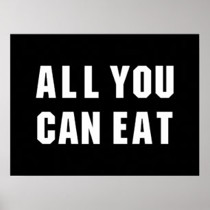 ALLES WAT JE KUNT ETEN POSTER