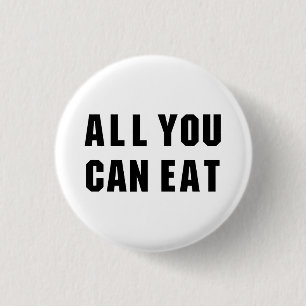 ALLES WAT JE KUNT ETEN RONDE BUTTON 3,2 CM