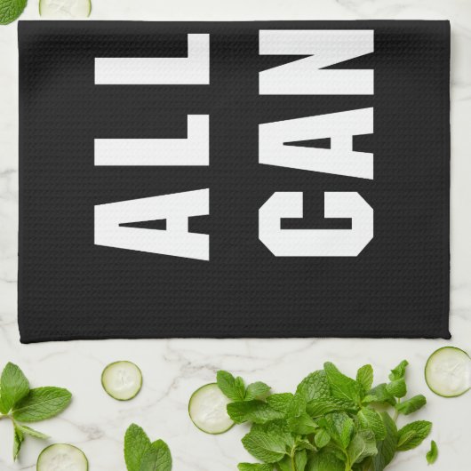 ALLES WAT JE KUNT ETEN THEEDOEK (Gevouwen)