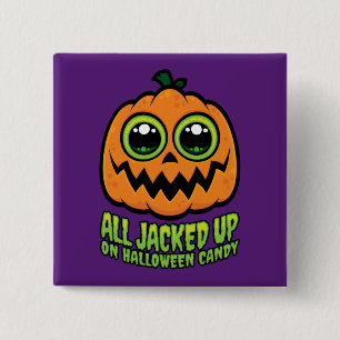 Alles wat je moet weten over Halloween Snoep Funny Vierkante Button 5,1 Cm