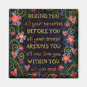 Alles wat je nodig hebt een Inspirerend Afstuderen Magneet (Voorkant)