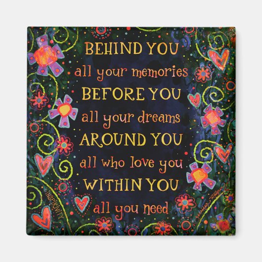 Alles wat je nodig hebt een Inspirerend Afstuderen Magneet (Voorkant)