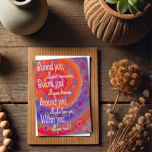 Alles wat je nodig hebt Inspirerend moderne rode P Kaart