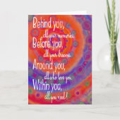 Alles wat je nodig hebt Inspirerend moderne rode P Kaart (Voorkant)