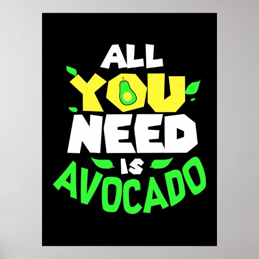 Alles wat je nodig hebt is advocaat poster (Voorkant)