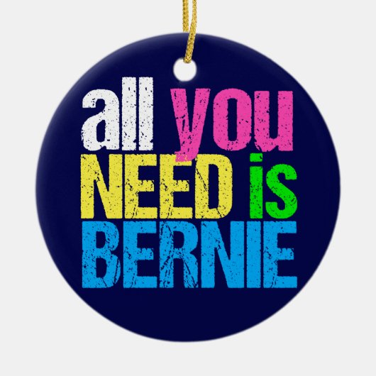 Alles wat je nodig hebt is Bernie Sanders 2020 Keramisch Ornament (Voorkant)