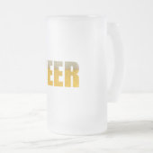 Alles wat je nodig hebt is bier matglas bierpul (Voorkant rechts)