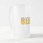 Alles wat je nodig hebt is bier matglas bierpul (Voorkant links)