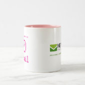 Alles wat je nodig hebt, is e-mail tweekleurige koffiemok (Center)