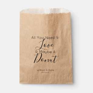 Alles wat je nodig hebt is een donut gunst tas bedankzakje