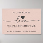 Alles wat je nodig hebt is een liefdescode en een poster (Voorkant)