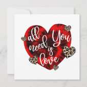 Alles wat je nodig hebt is een liefdeskaart (Voorkant)