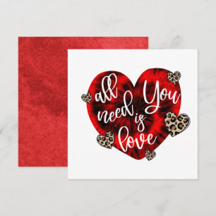 Alles wat je nodig hebt is een liefdeskaart