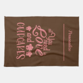 Alles wat je nodig hebt is een liefdeskoekjescitaa theedoek (Horizontaal)