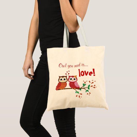 Alles wat je nodig hebt is een liefdeszak tote bag (Voorkant (product))