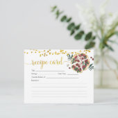 Alles wat je nodig hebt is een Love and Pizza Reci Kaart (Staand voorkant)