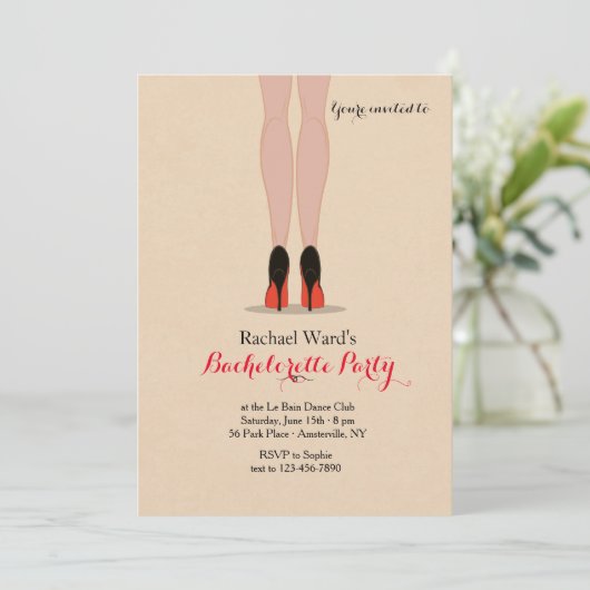 Alles wat je nodig hebt is een uitnodiging voor sc (Staand voorkant)