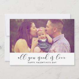 Alles wat je nodig hebt is een Valentijnsdag-kaart Feestdagenkaart