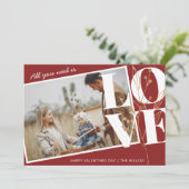 Alles wat je nodig hebt is een Valentijnse liefdes Feestdagenkaart (Staand voorkant)