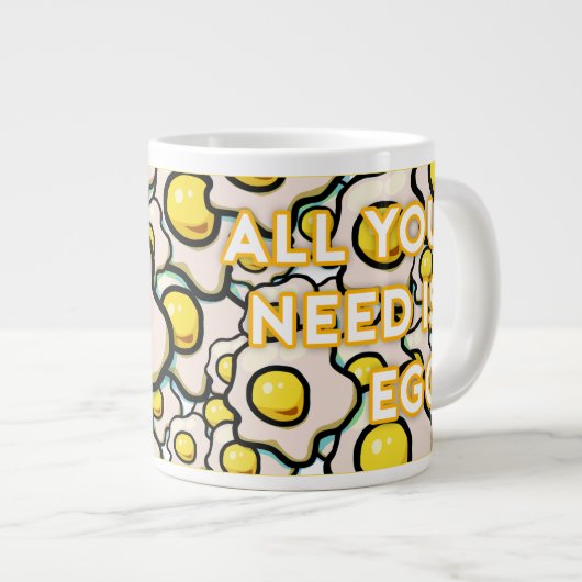 alles wat je nodig hebt is eicel grote koffiekop (Voorkant rechts)