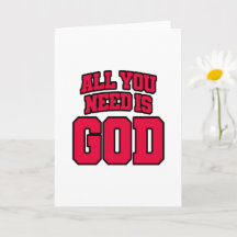 Alles wat je nodig hebt is God