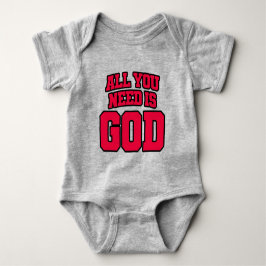 Alles wat je nodig hebt is God Romper