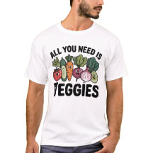 Alles wat je nodig hebt is Groente Schattige Vegan