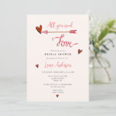 Alles wat je nodig hebt is het Vrijgezellenfeest v Kaart (Staand voorkant)