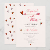 Alles wat je nodig hebt is het Vrijgezellenfeest v Kaart (Voorkant / Achterkant)