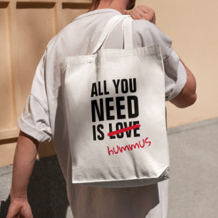 Alles wat je nodig hebt is hummus grappig Arabisch Tote Bag